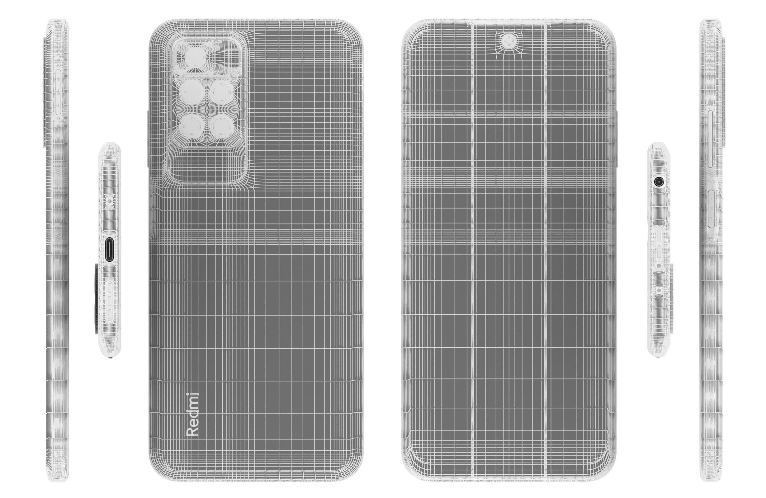 Xiaomi Redmi 10 Carbon Gray 3D model_17