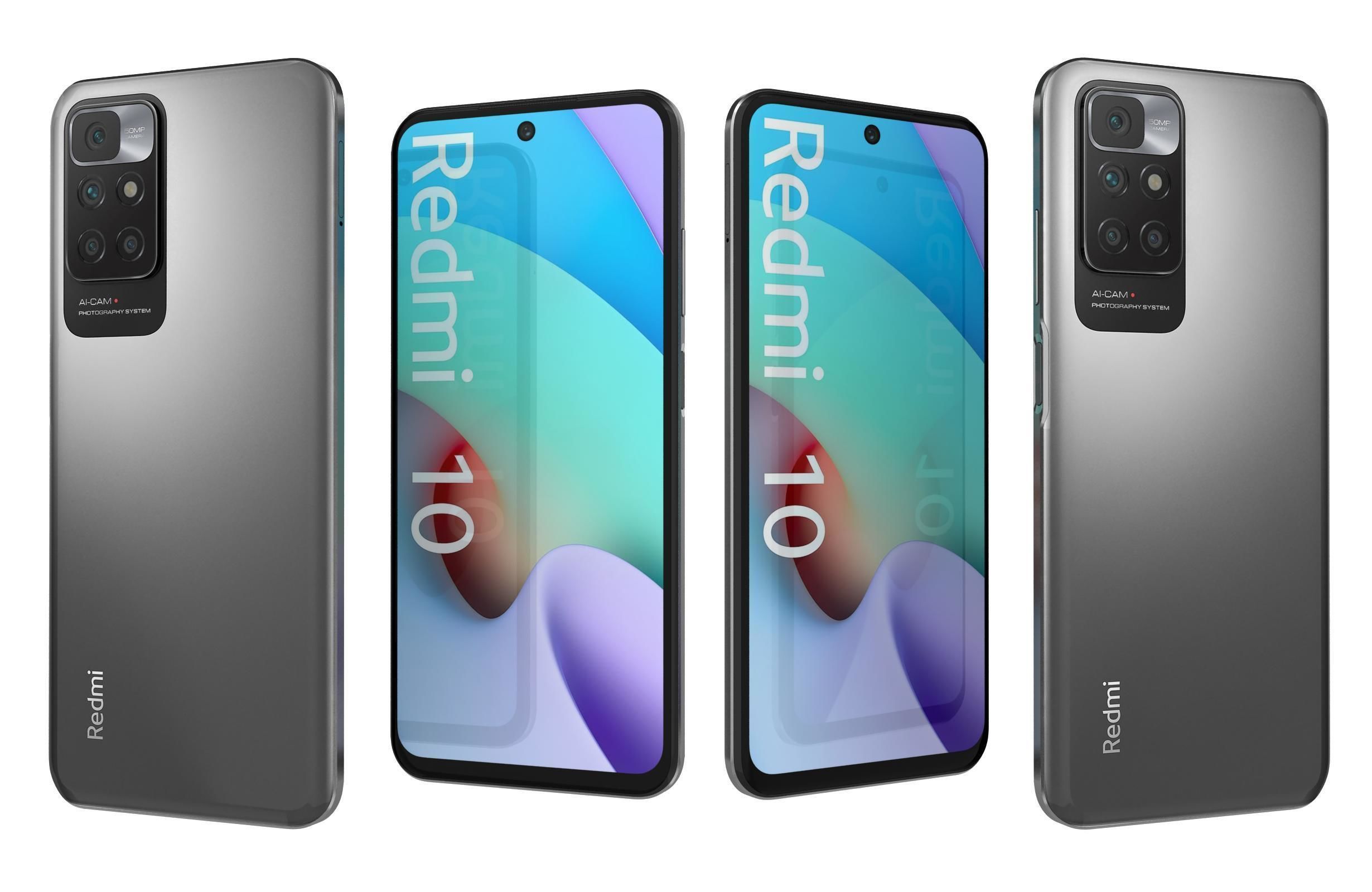 Xiaomi Redmi 10 Carbon Gray 3D model_3