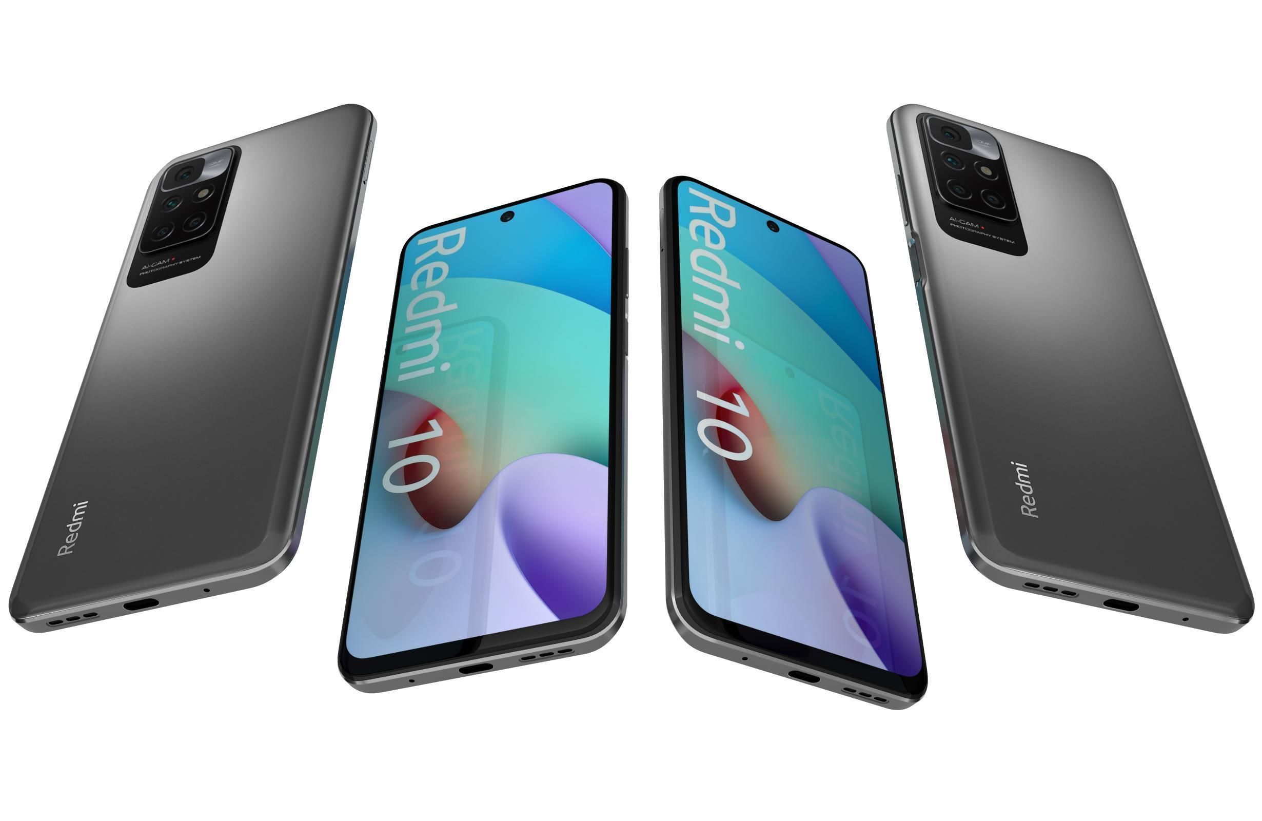 Xiaomi Redmi 10 Carbon Gray 3D model_5