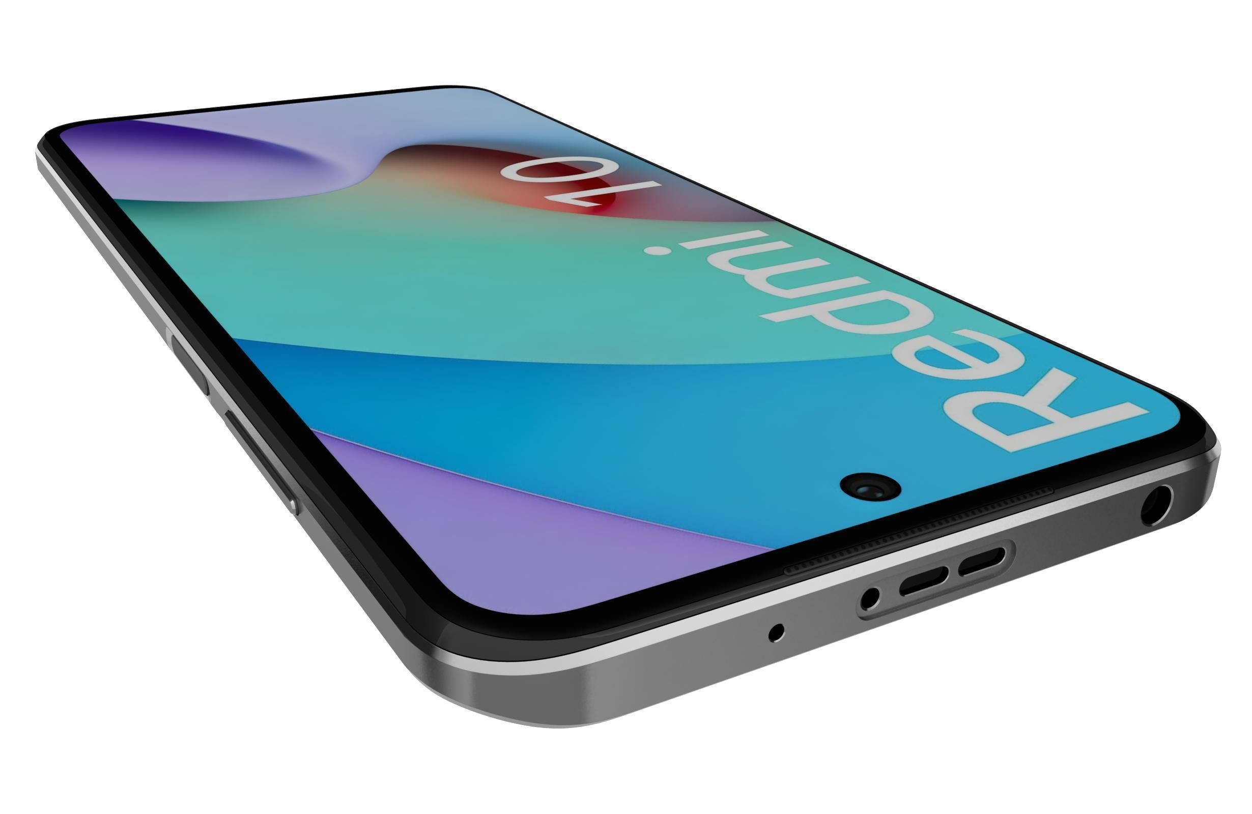 Xiaomi Redmi 10 Carbon Gray 3D model_13
