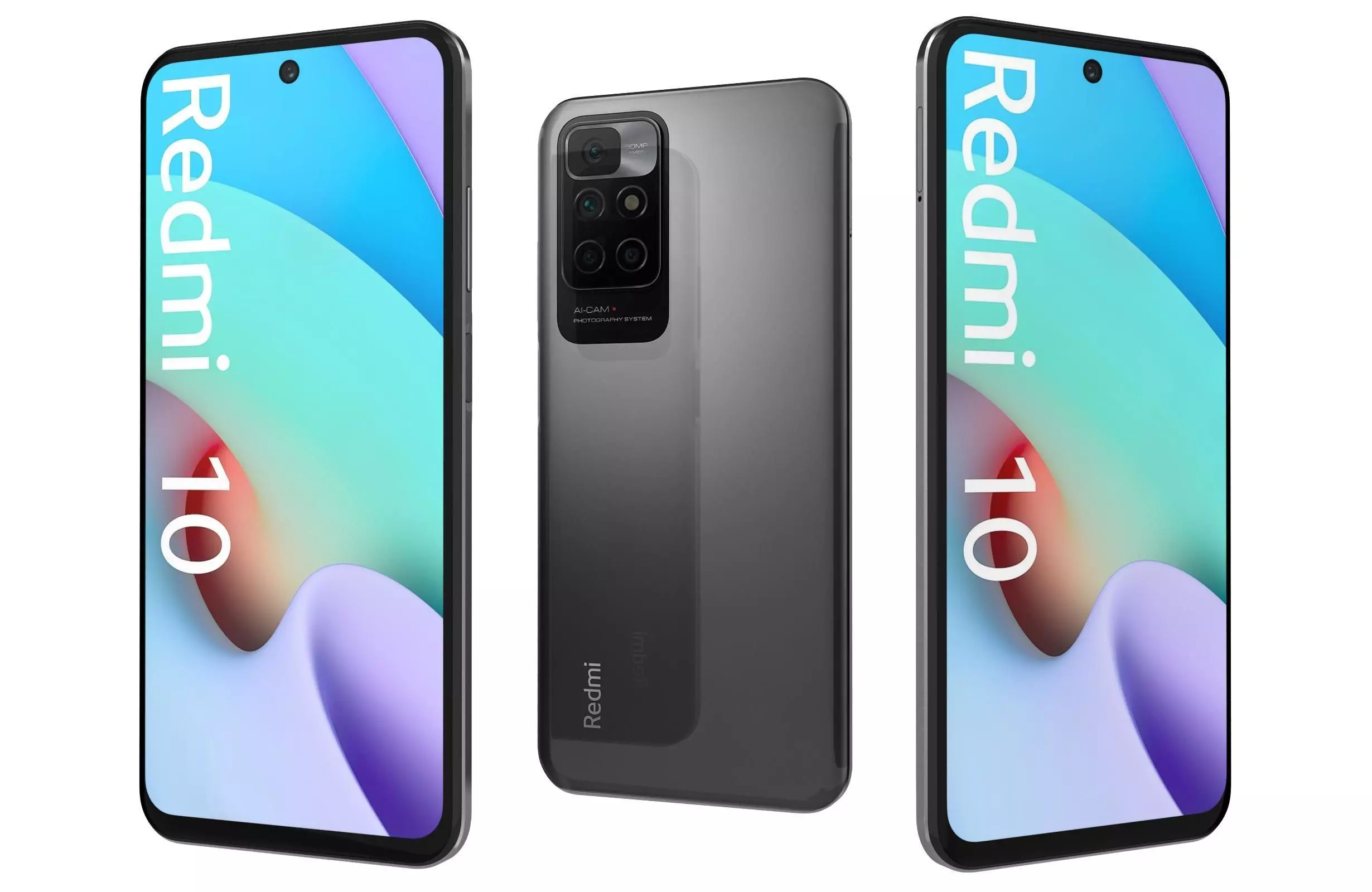 Xiaomi Redmi 10 Carbon Gray 3D model_0