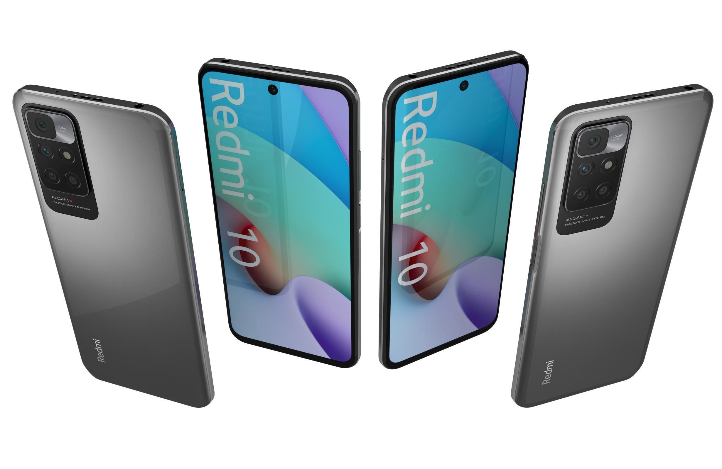 Xiaomi Redmi 10 Carbon Gray 3D model_4