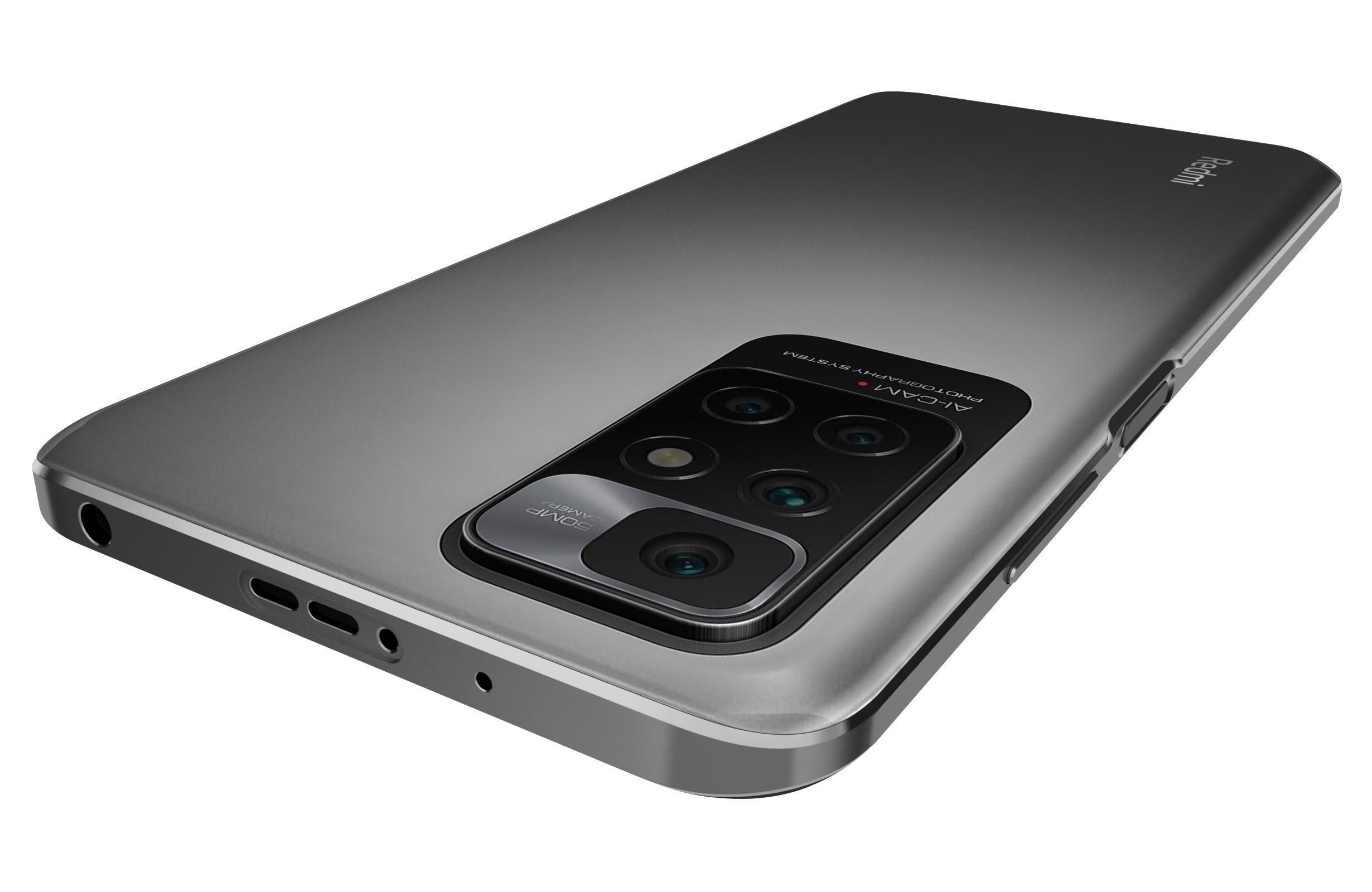 Xiaomi Redmi 10 Carbon Gray 3D model_15