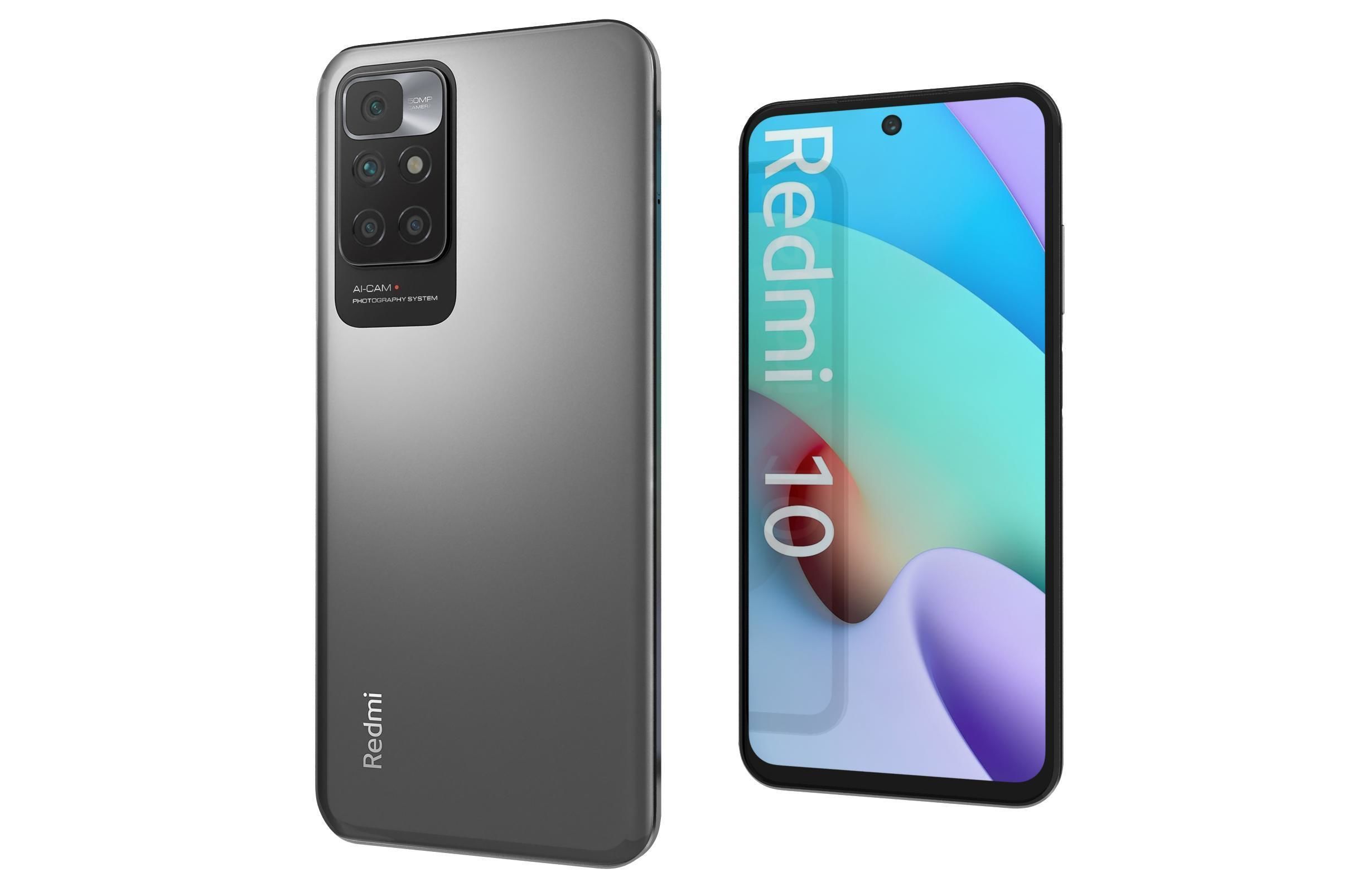 Xiaomi Redmi 10 Carbon Gray 3D model_7