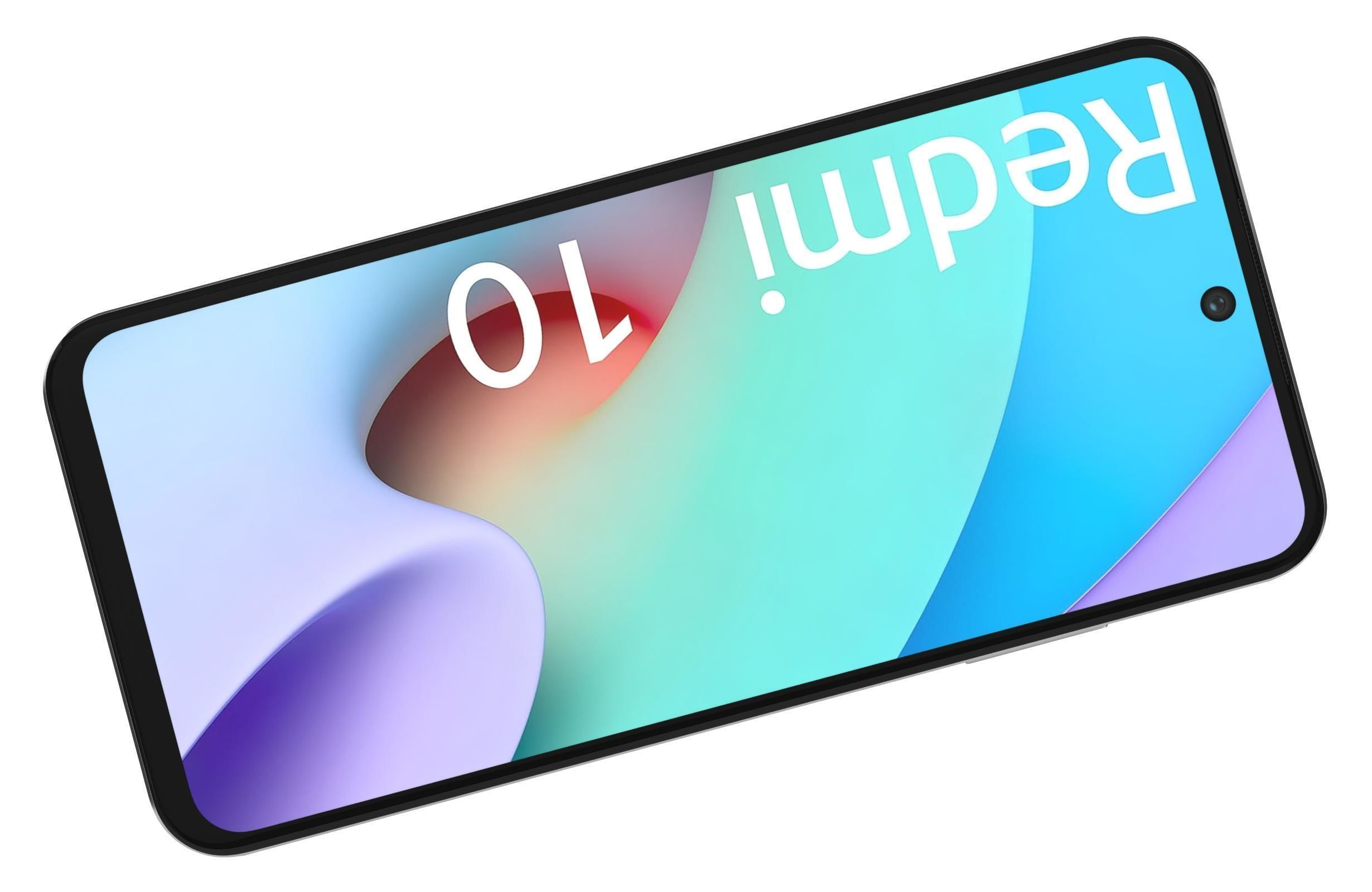 Xiaomi Redmi 10 Pebble White 3D model_8