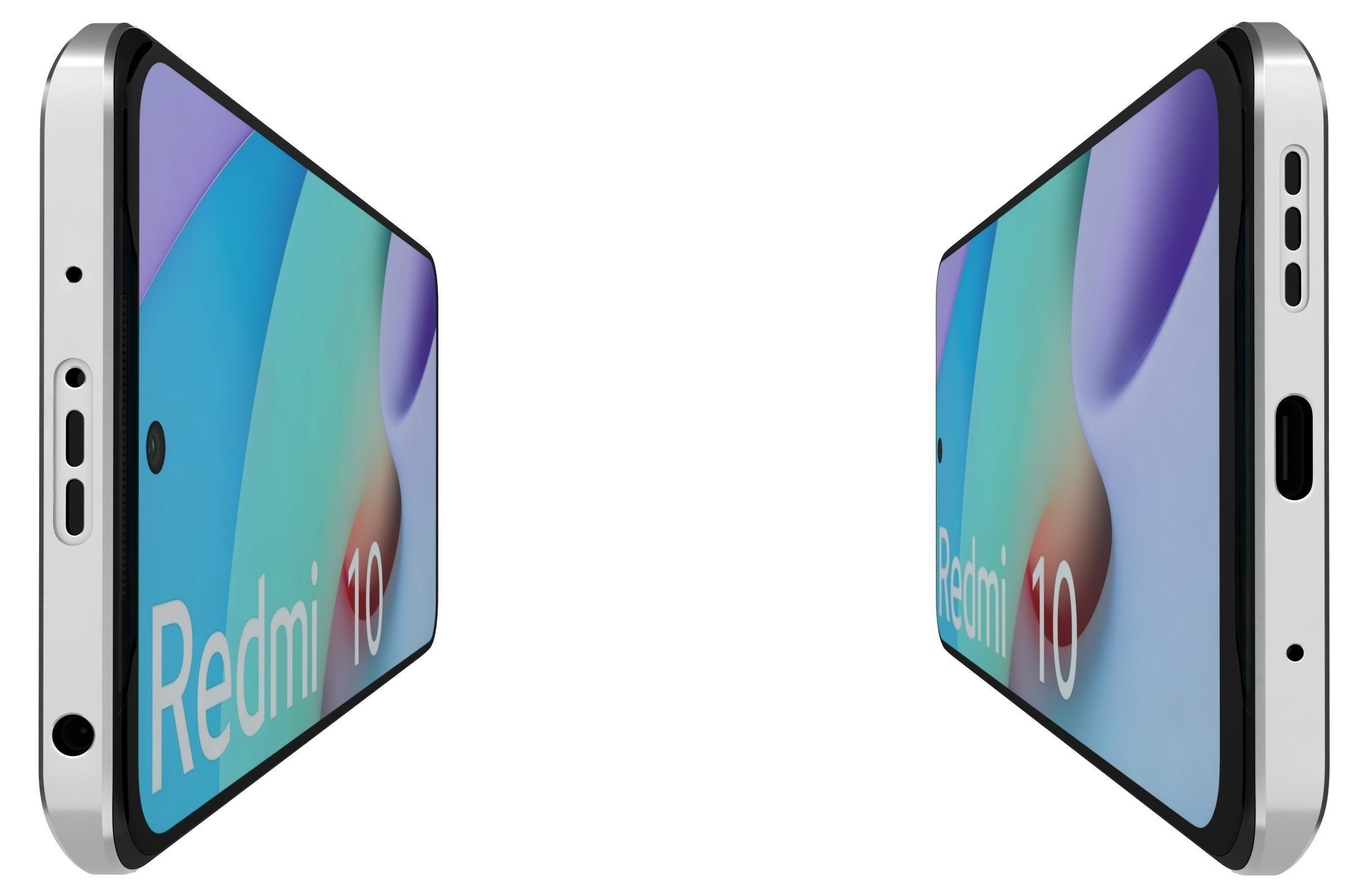 Xiaomi Redmi 10 Pebble White 3D model_11