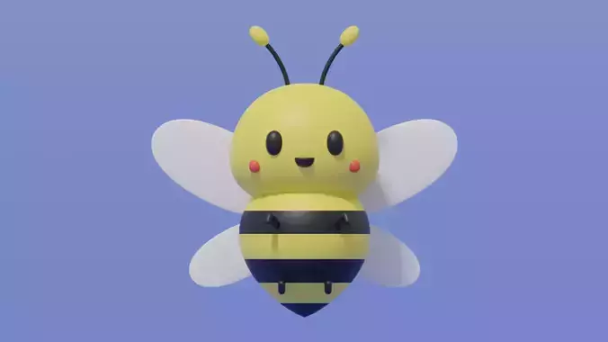 Cute Cartoon Bee