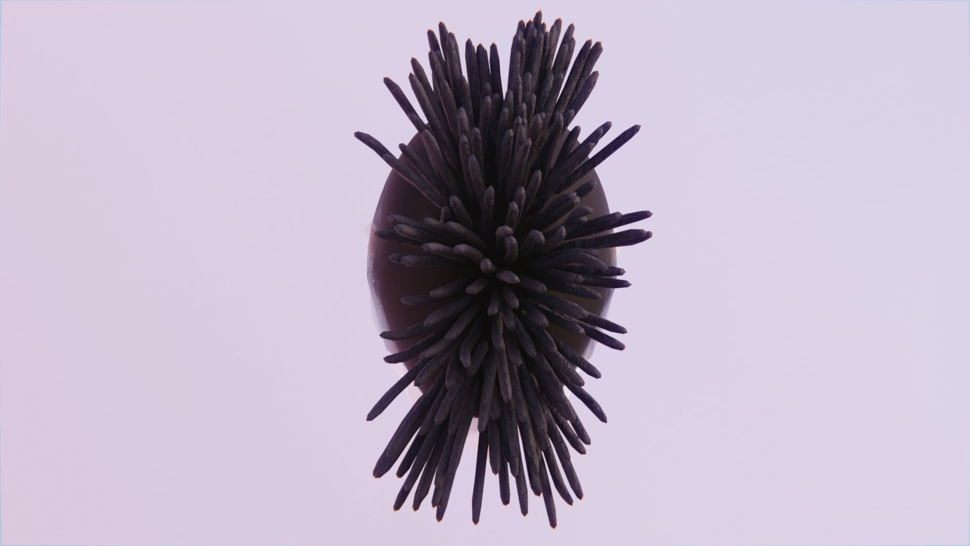 Mohawk Dreadlocks Low-poly 3D model_3