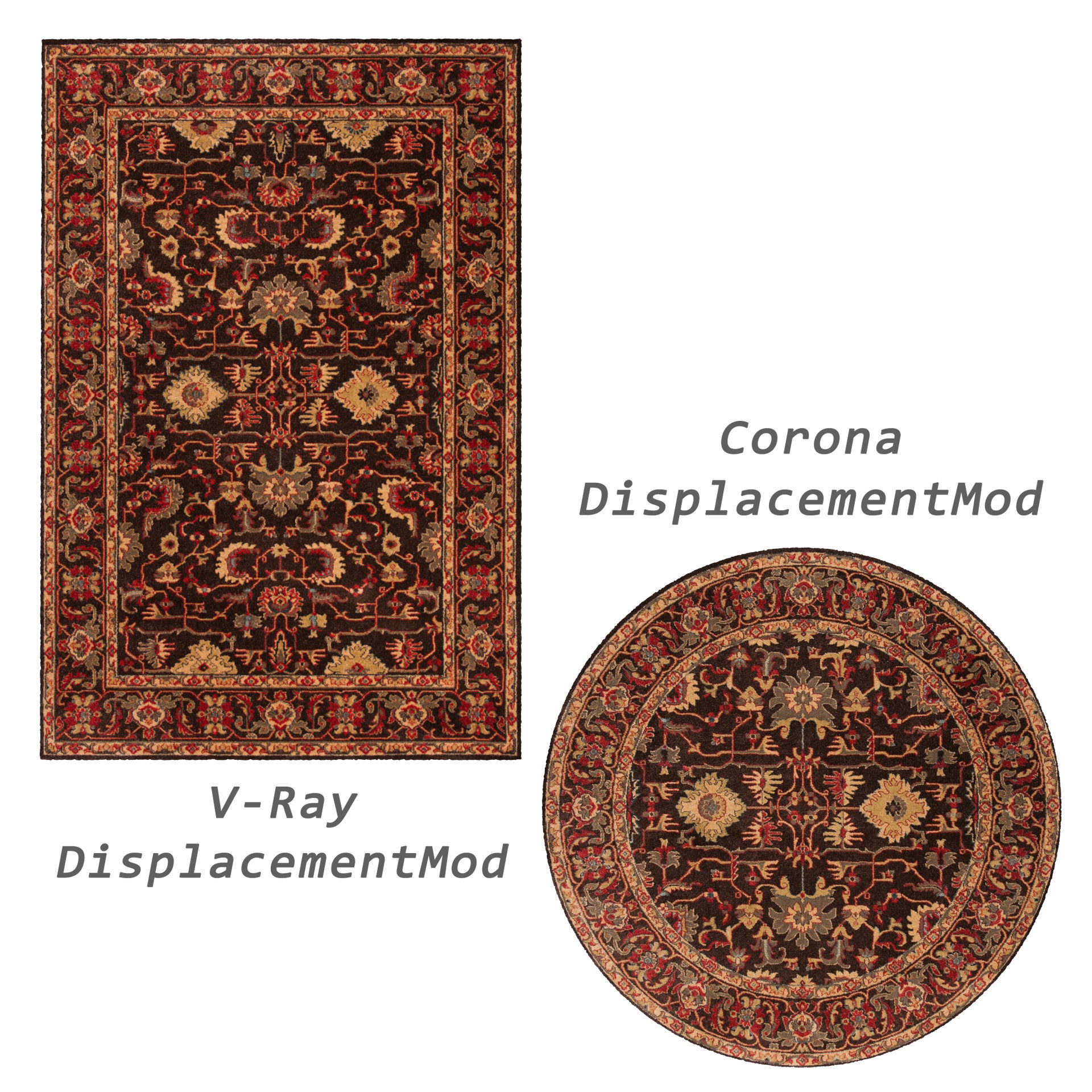 Rugs No 422 Low-poly 3D model_2