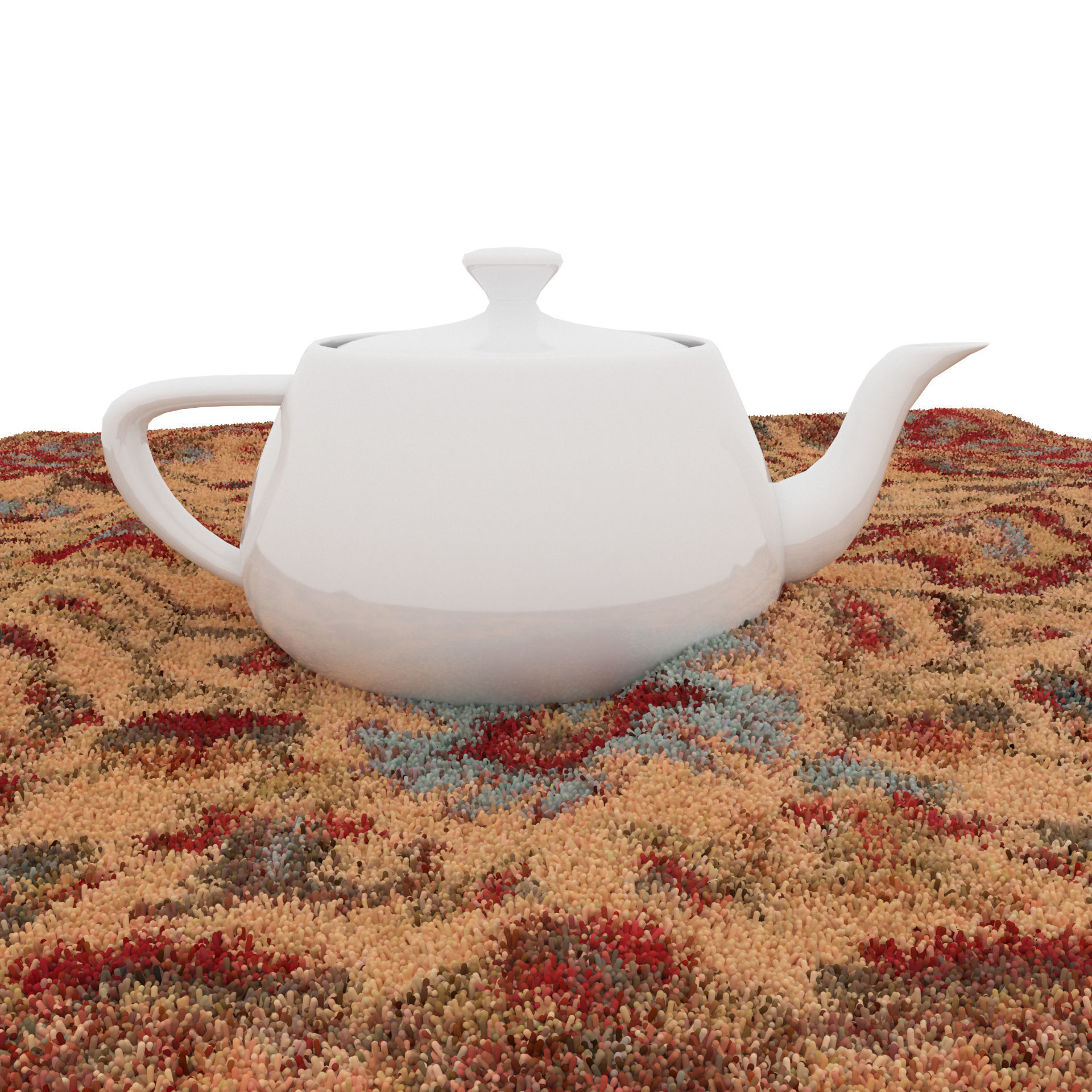 Rugs No 422 Low-poly 3D model_8