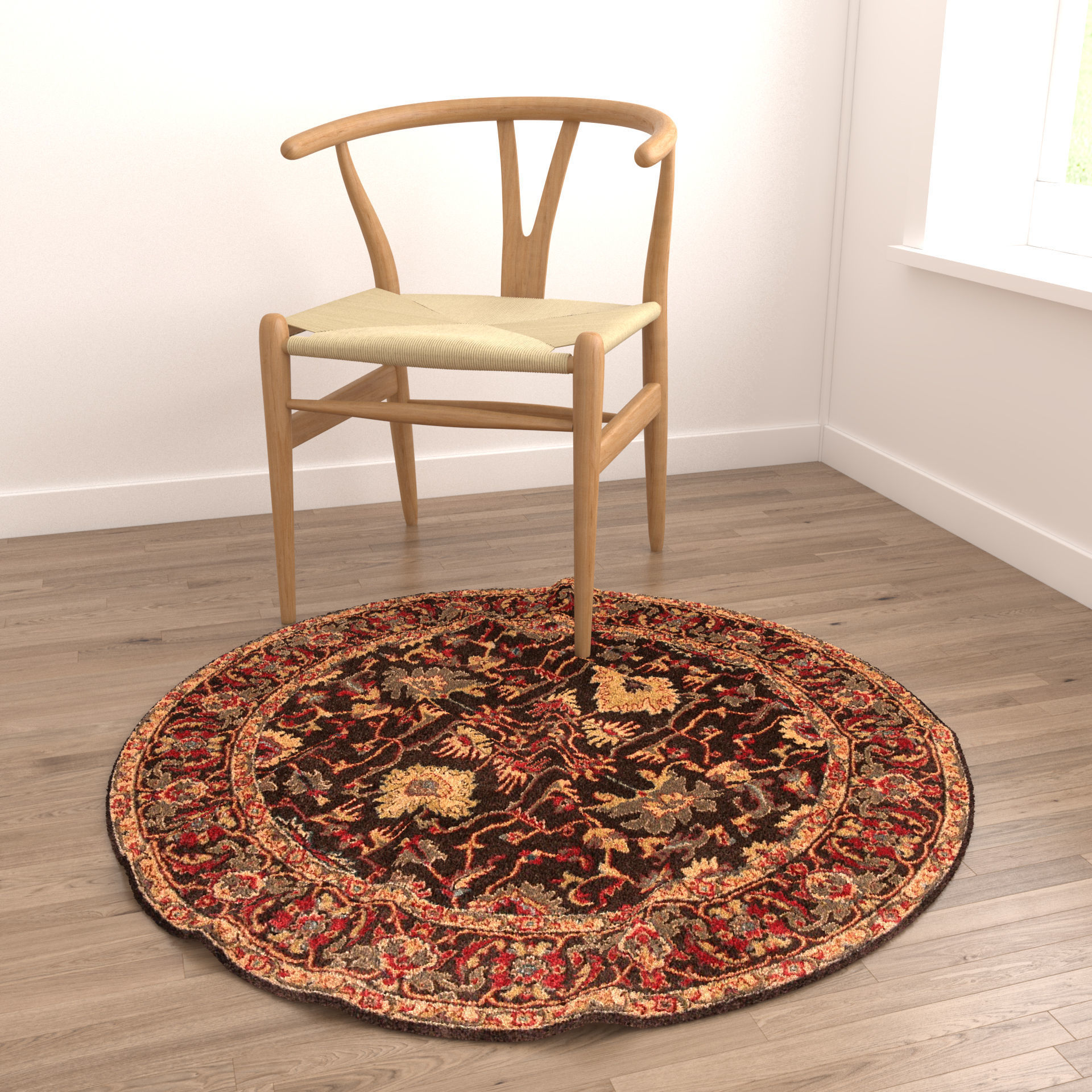 Rugs No 422 Low-poly 3D model_3