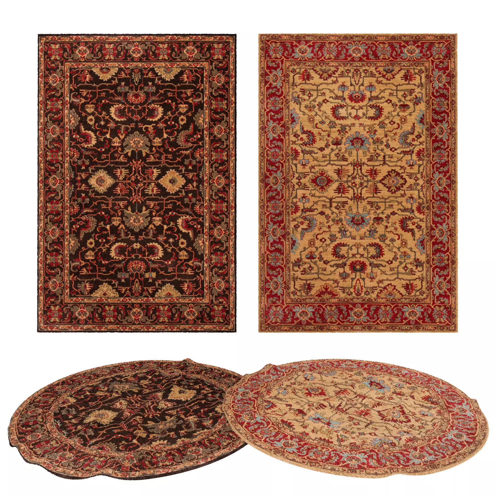 Rugs No 422 Low-poly 3D model_0