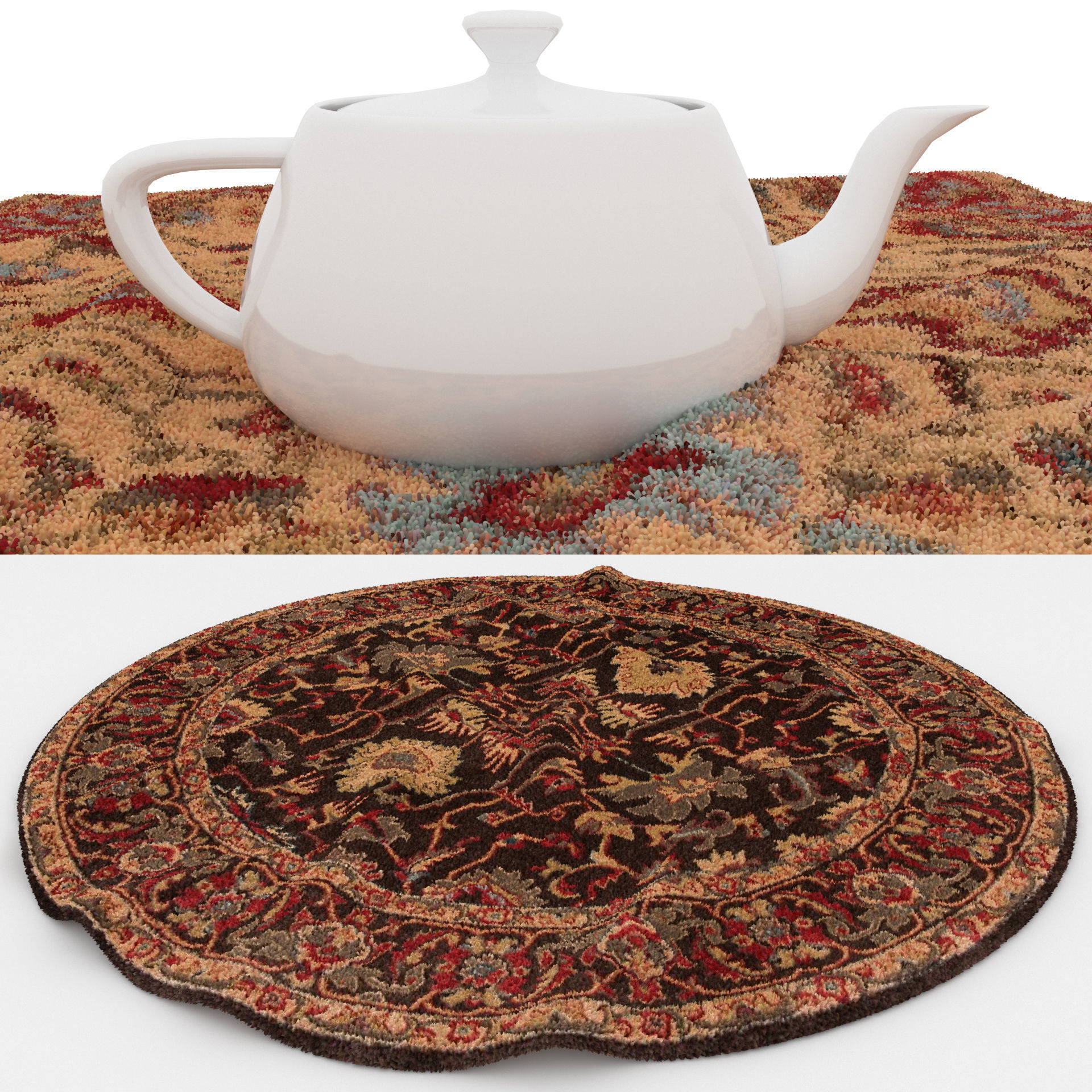 Rugs No 422 Low-poly 3D model_1