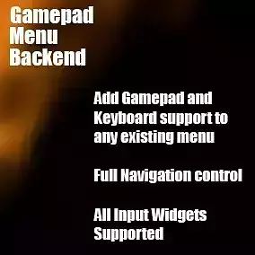 Kavasoft Gamepad Menu Backend 3D model
