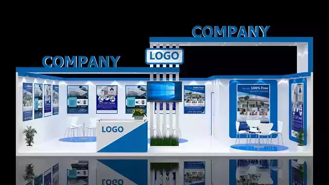 Exhibition Stall Design 45Sqmt 3D print model