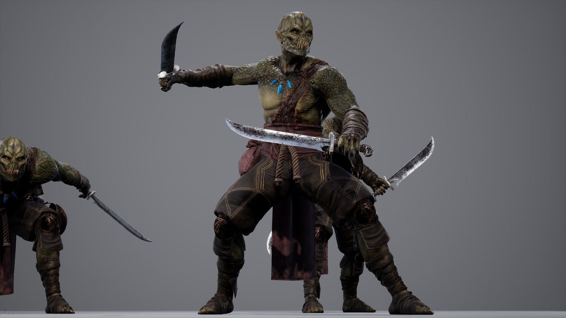 Zaynad Assassin - Game Ready VR-AR low-poly 3d model Low-poly 3D model_8