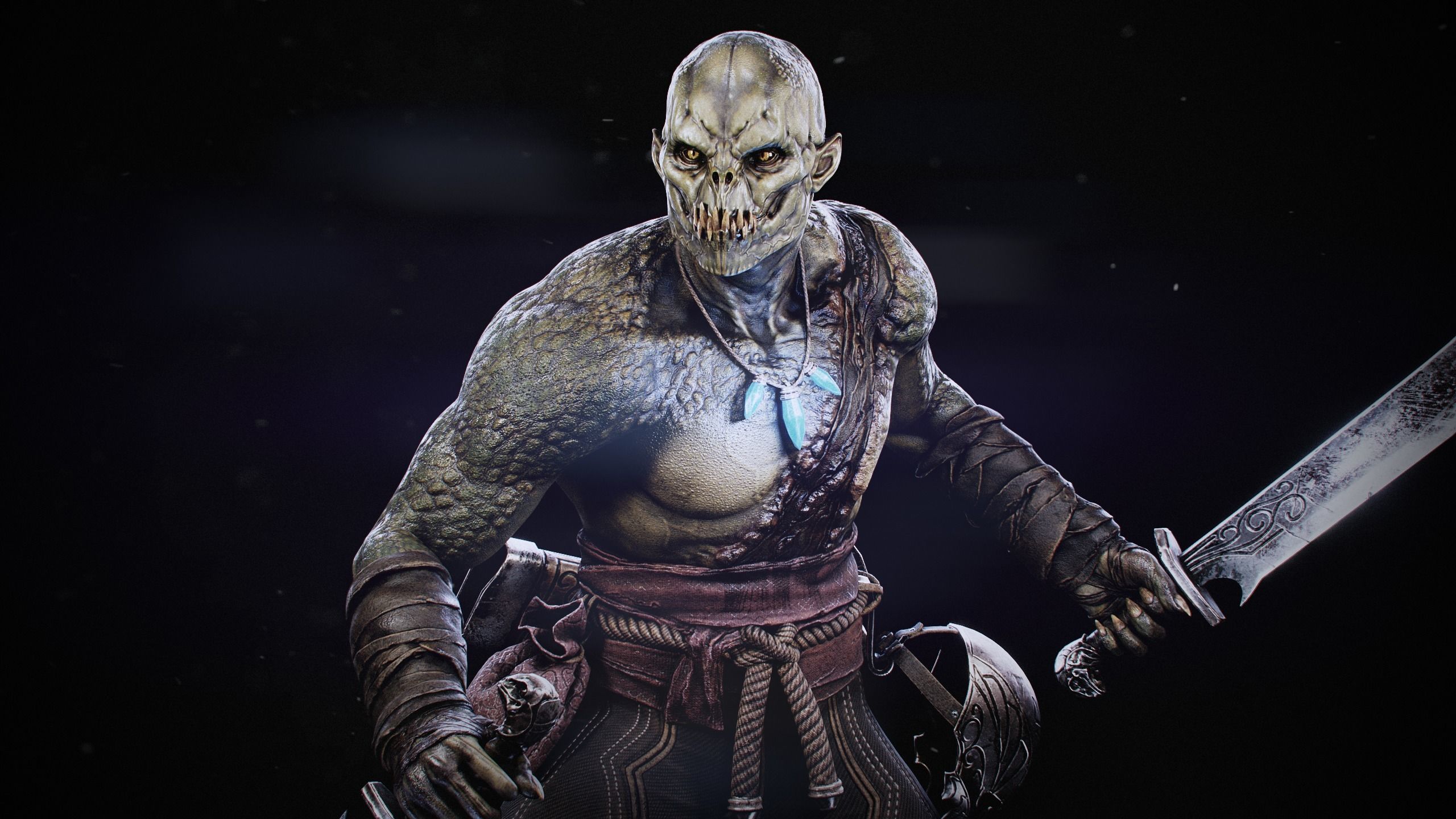 Zaynad Assassin - Game Ready VR-AR low-poly 3d model Low-poly 3D model_0