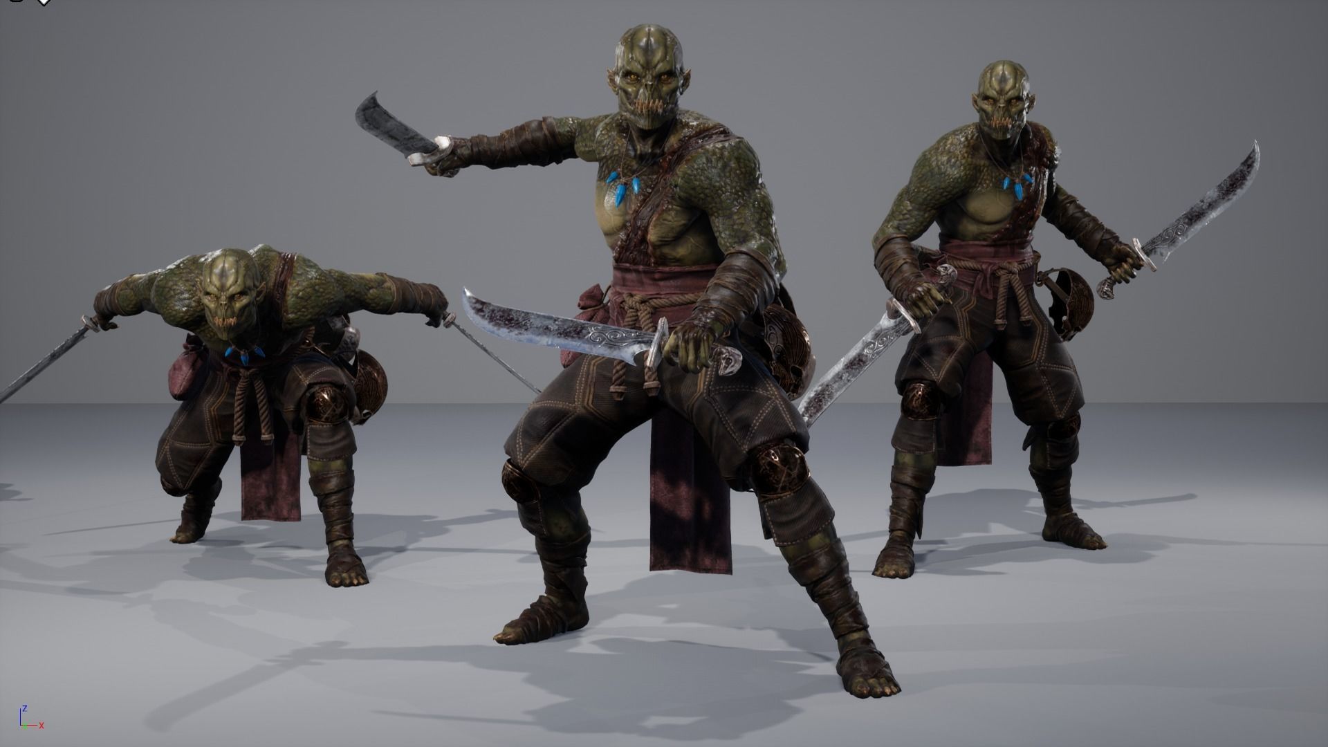 Zaynad Assassin - Game Ready VR-AR low-poly 3d model Low-poly 3D model_12