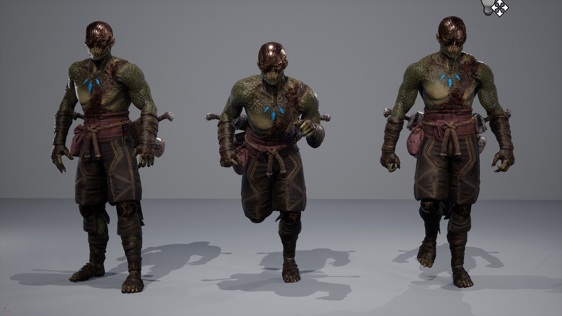 Zaynad Assassin - Game Ready VR-AR low-poly 3d model Low-poly 3D model_7