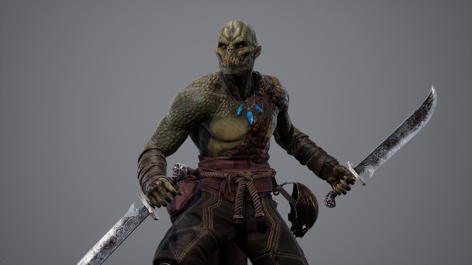 Zaynad Assassin - Game Ready VR-AR low-poly 3d model Low-poly 3D model_11