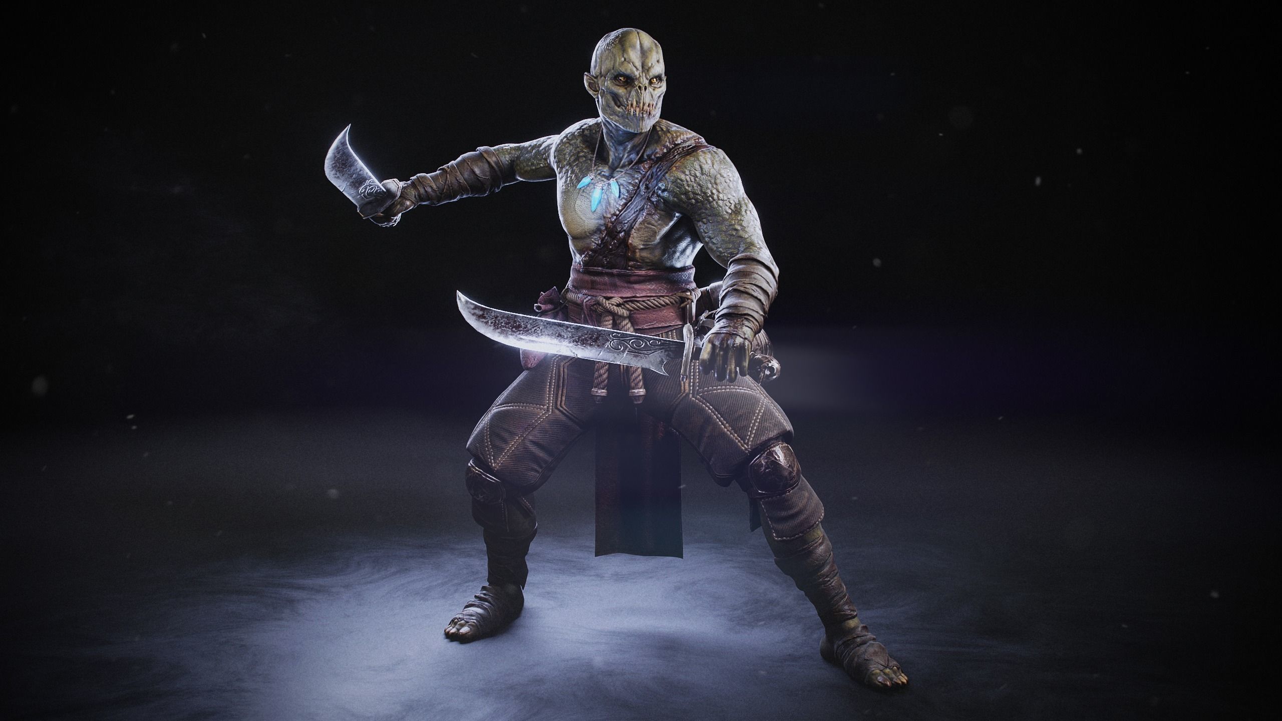 Zaynad Assassin - Game Ready VR-AR low-poly 3d model Low-poly 3D model_4