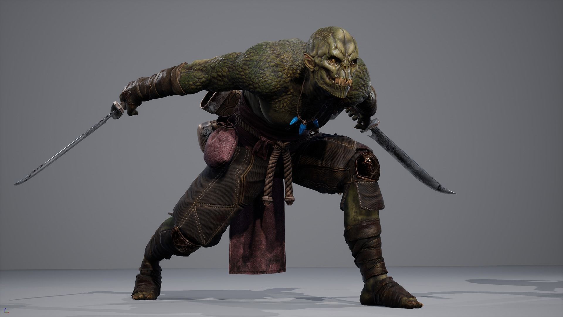 Zaynad Assassin - Game Ready VR-AR low-poly 3d model Low-poly 3D model_10