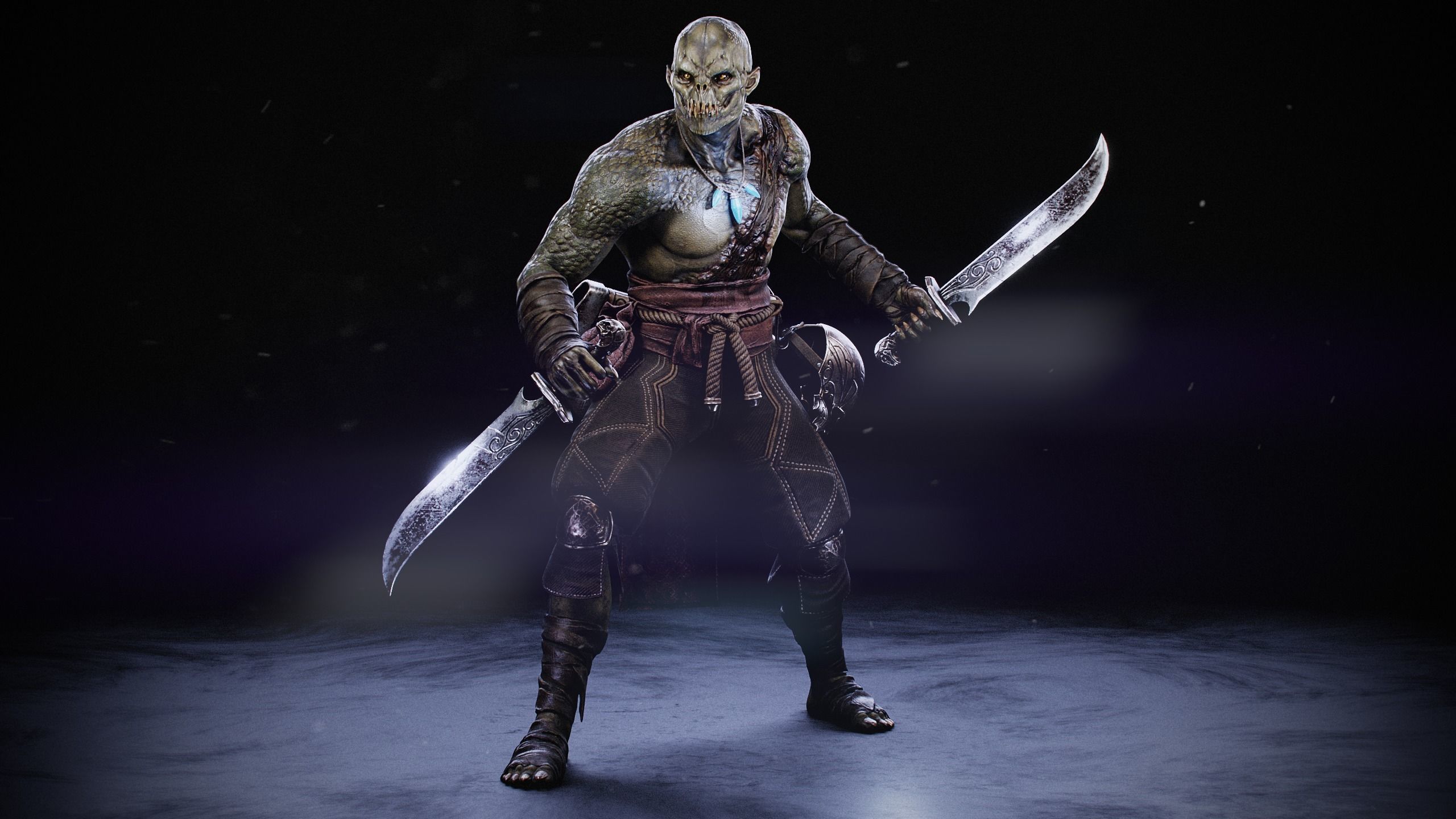 Zaynad Assassin - Game Ready VR-AR low-poly 3d model Low-poly 3D model_5