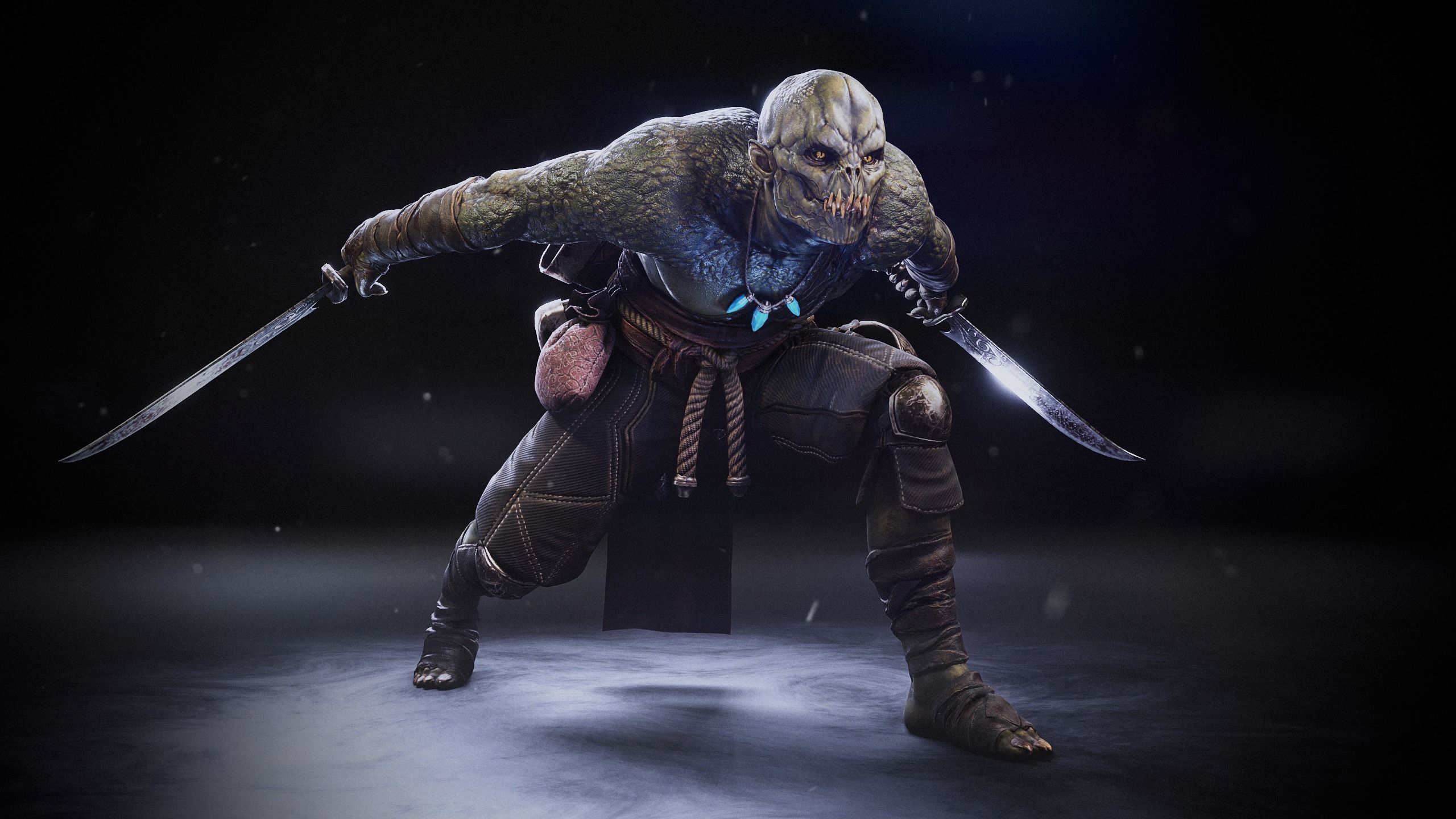 Zaynad Assassin - Game Ready VR-AR low-poly 3d model Low-poly 3D model_6