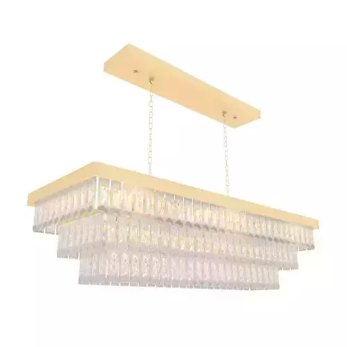 linear chandelier luxury classic 001