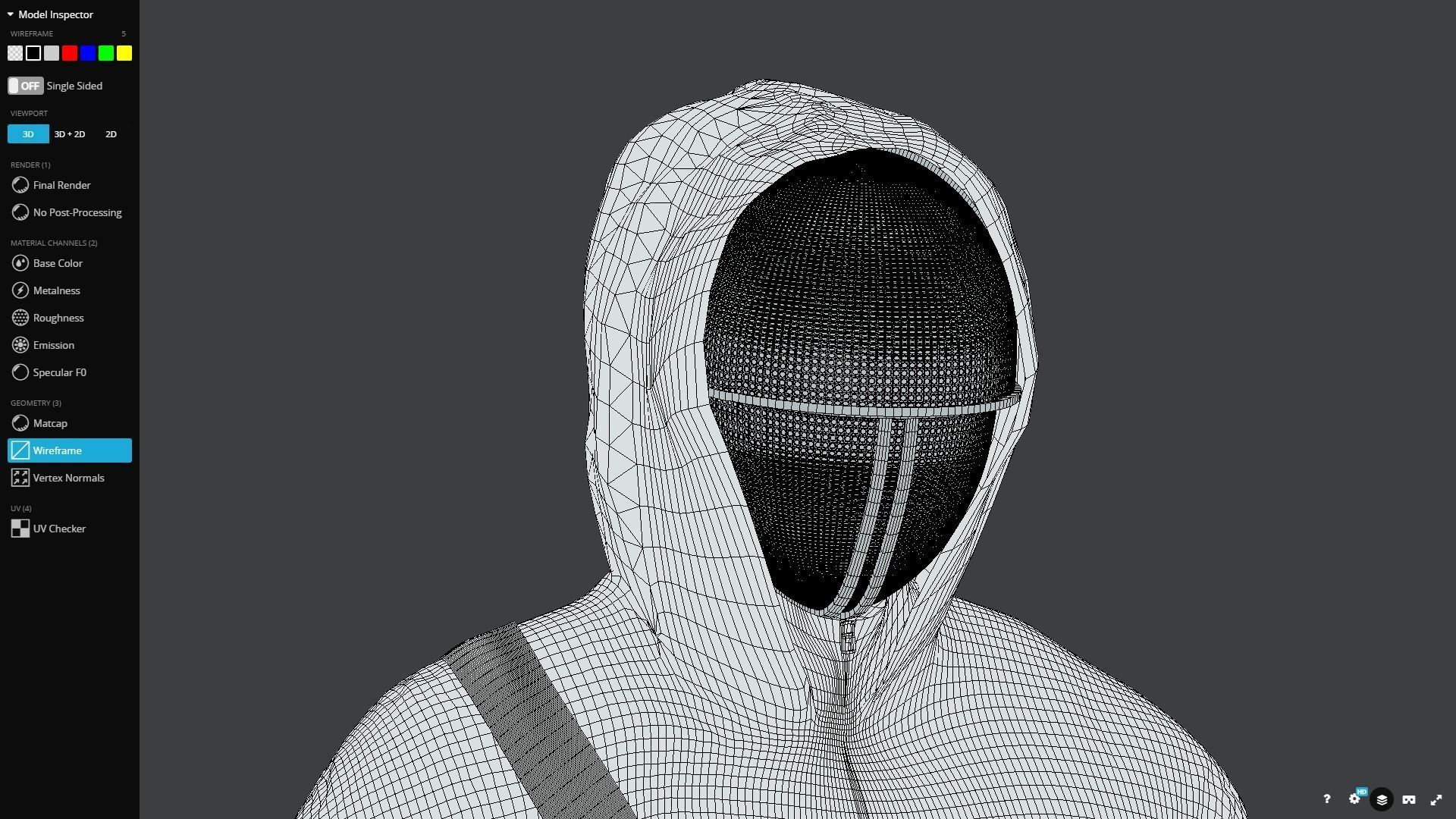 Squid Game Worker Triangle 3D model_10