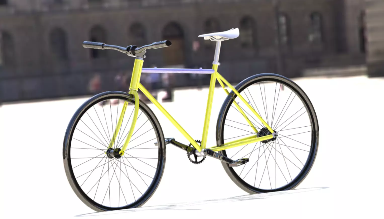 Basic Bicycle model 3D model_0