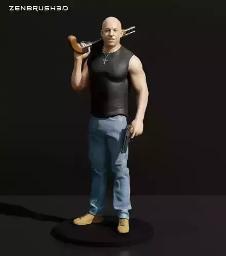 TORETTO  VIN DIESEL FAST AND FURIOUS  3D print model