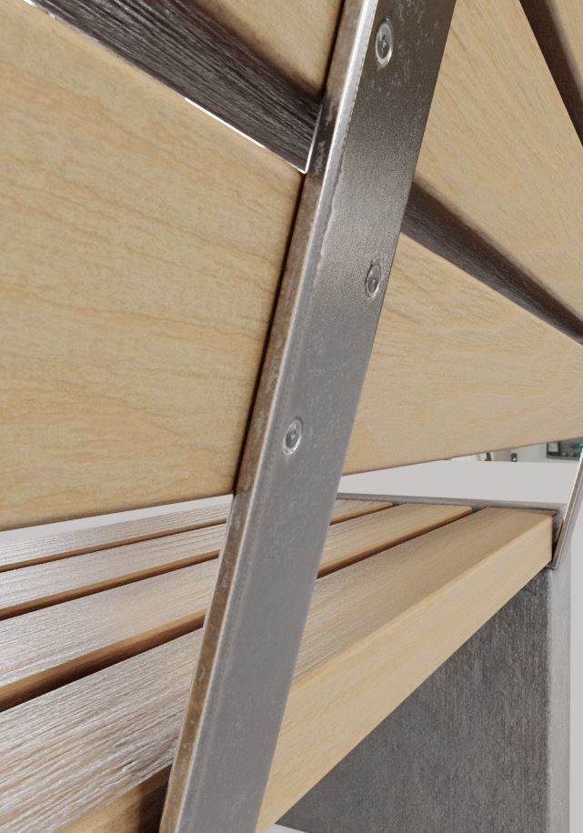 Street Bench 10 Version 1 2 and 3 3D Model Collection_37