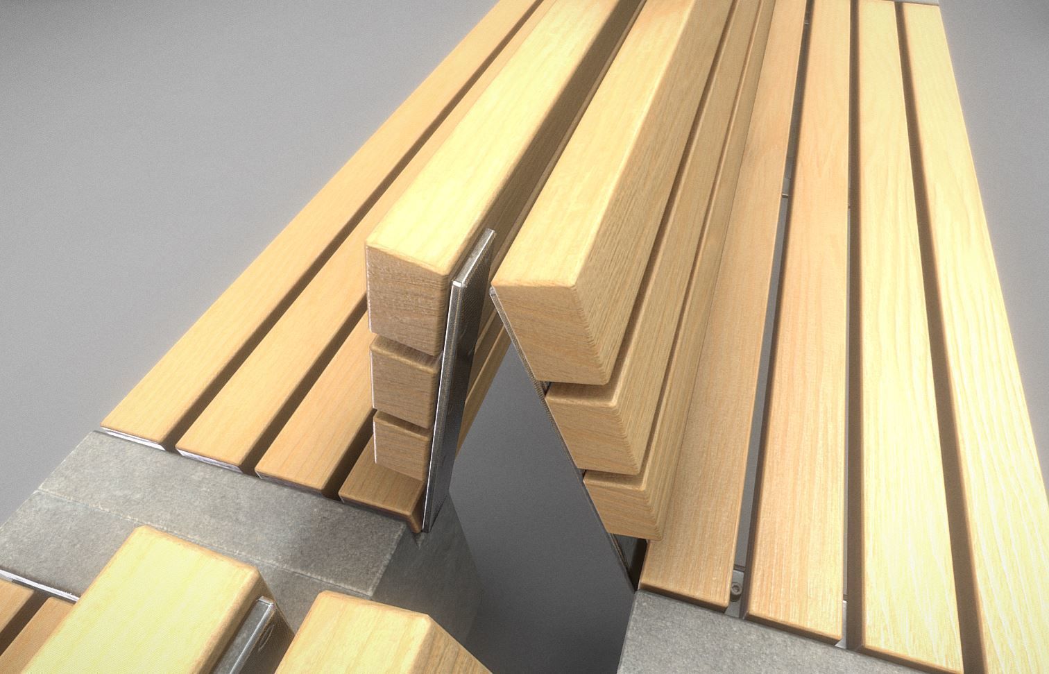 Street Bench 10 Version 1 2 and 3 3D Model Collection_60