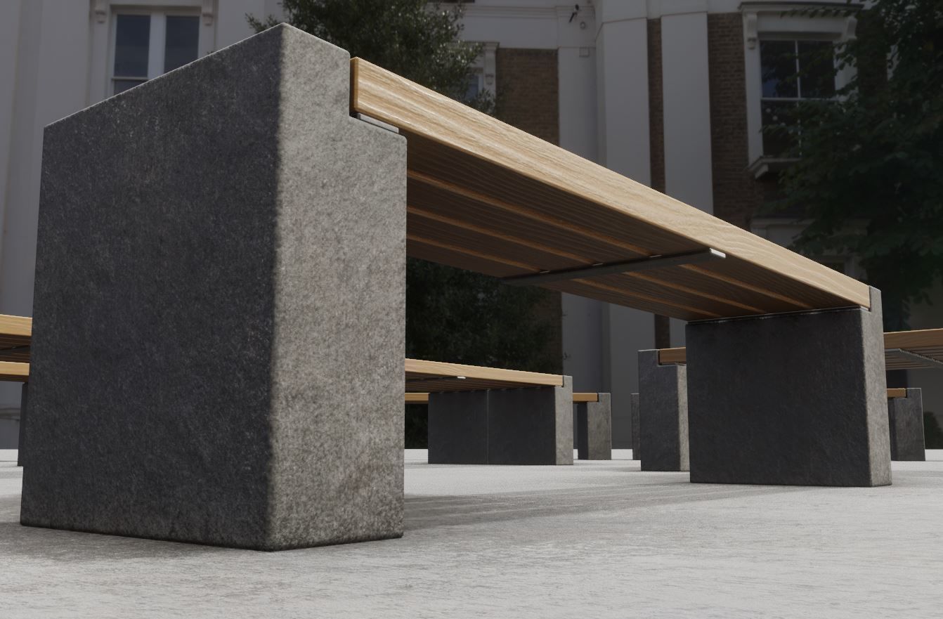 Street Bench 10 Version 1 2 and 3 3D Model Collection_101