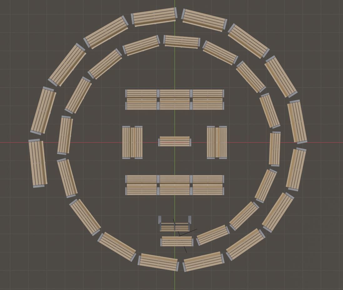 Street Bench 10 Version 1 2 and 3 3D Model Collection_39