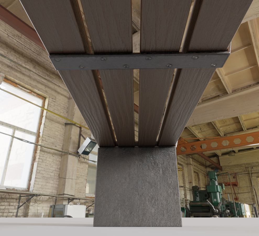 Street Bench 10 Version 1 2 and 3 3D Model Collection_44