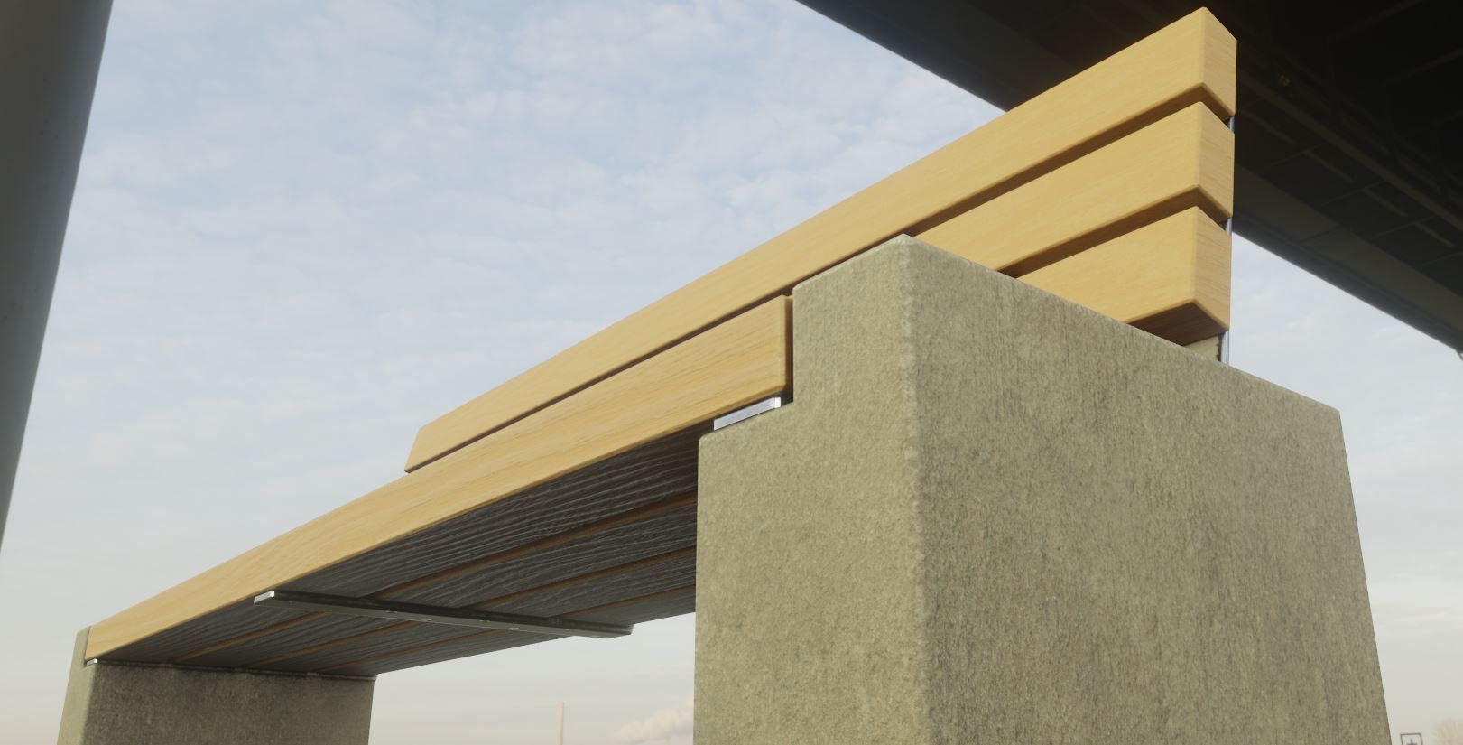 Street Bench 10 Version 1 2 and 3 3D Model Collection_71