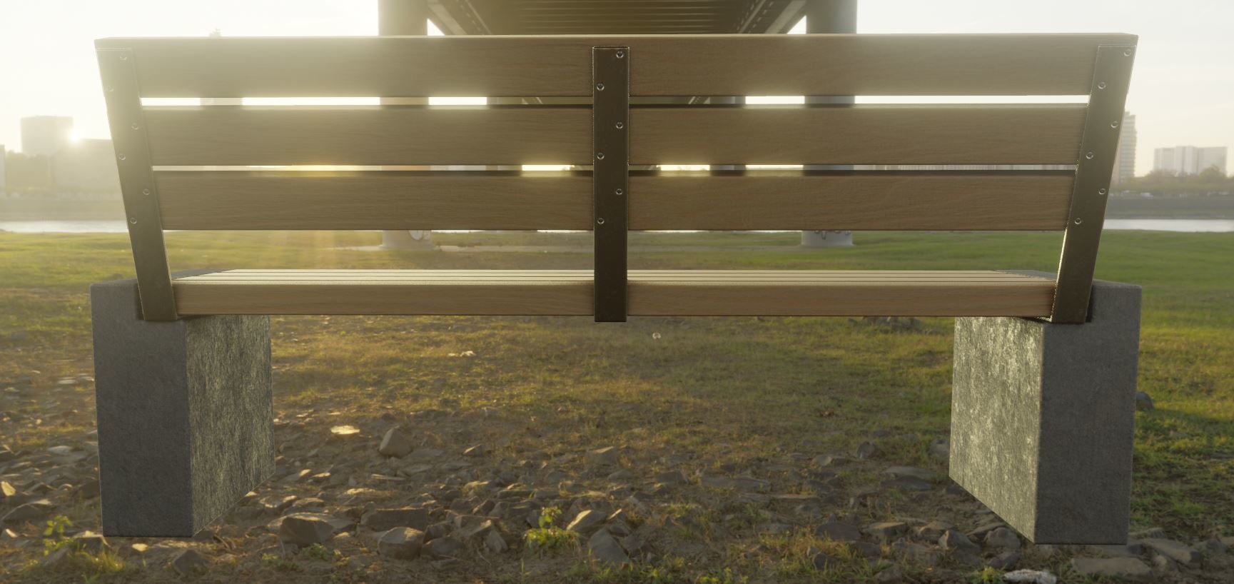 Street Bench 10 Version 1 2 and 3 3D Model Collection_69