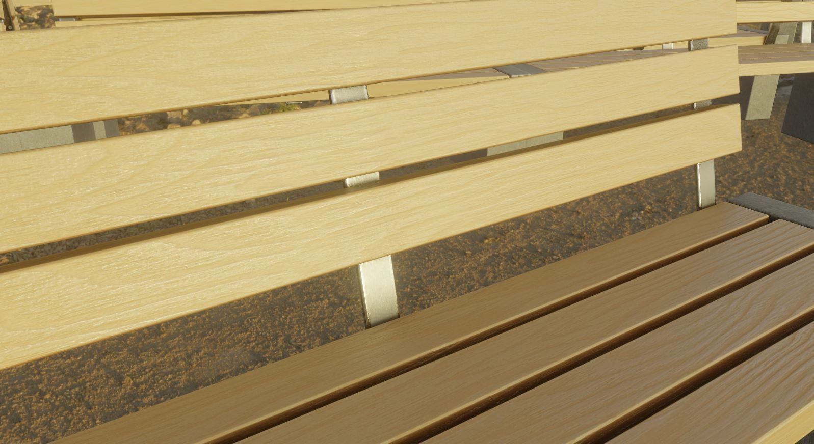 Street Bench 10 Version 1 2 and 3 3D Model Collection_62