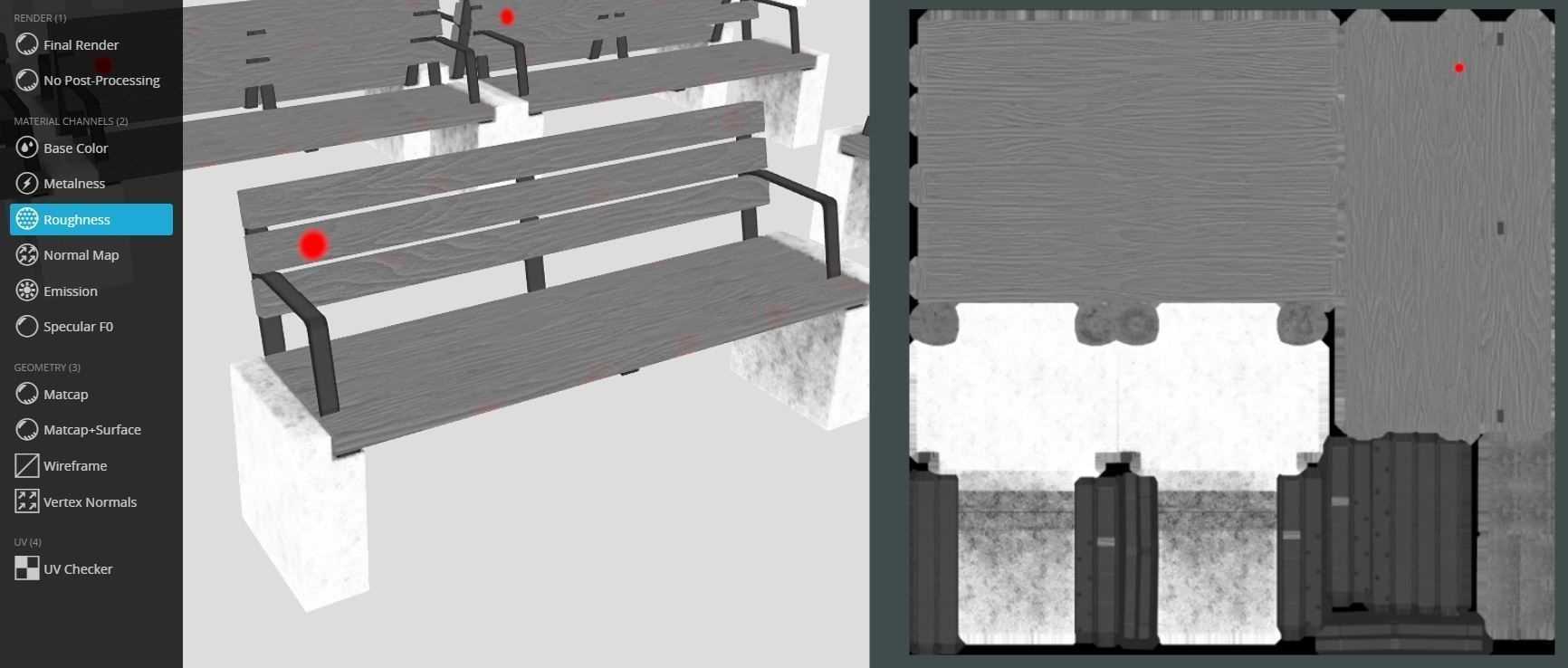 Street Bench 10 Version 1 2 and 3 3D Model Collection_31