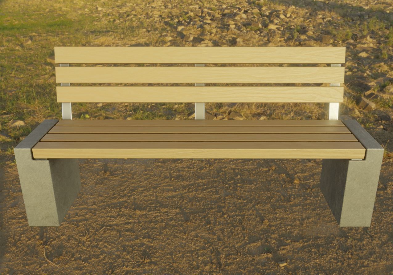 Street Bench 10 Version 1 2 and 3 3D Model Collection_68