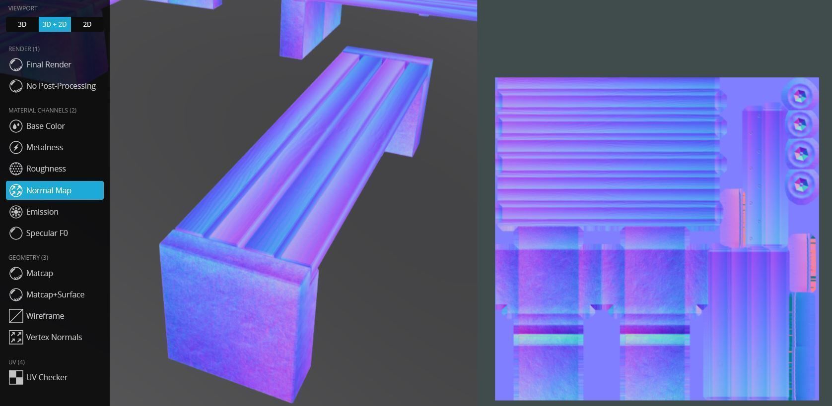 Street Bench 10 Version 1 2 and 3 3D Model Collection_88