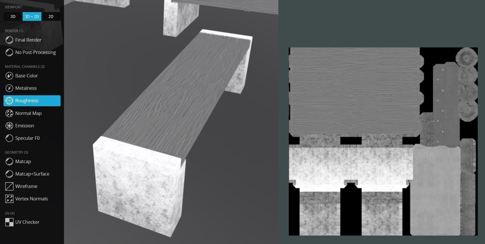 Street Bench 10 Version 1 2 and 3 3D Model Collection_93