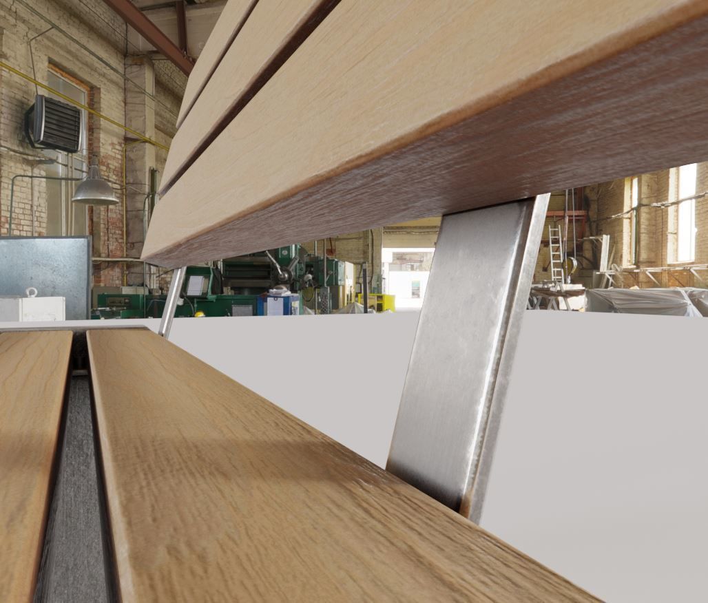 Street Bench 10 Version 1 2 and 3 3D Model Collection_41