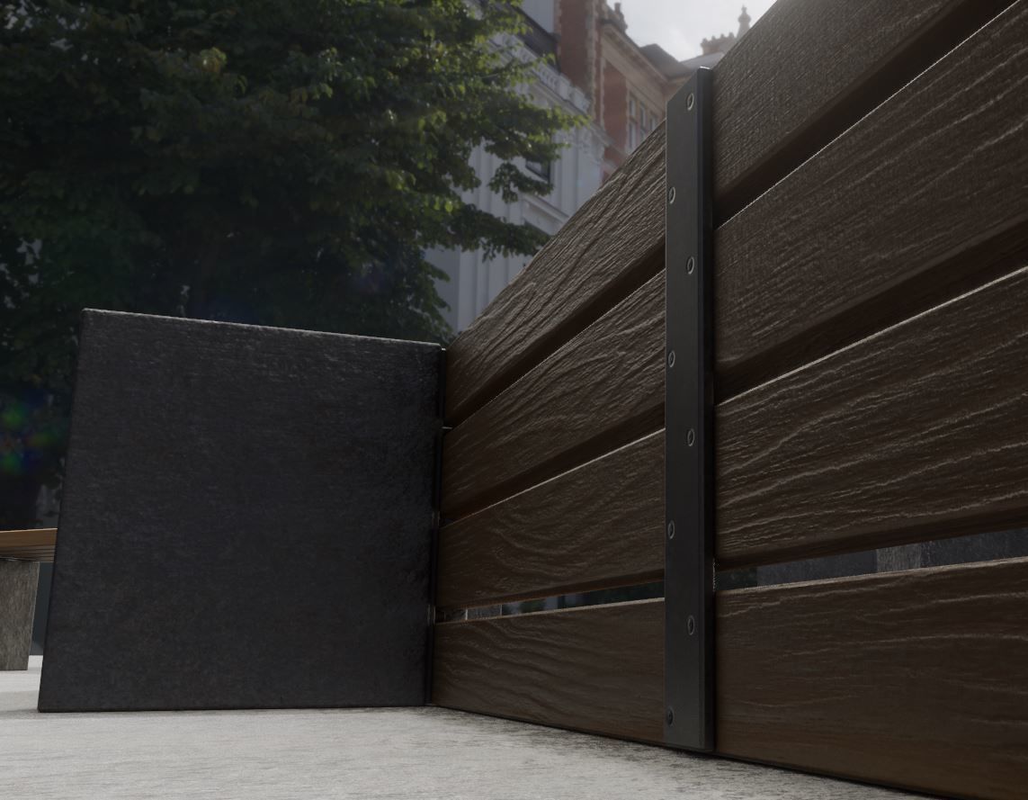 Street Bench 10 Version 1 2 and 3 3D Model Collection_96