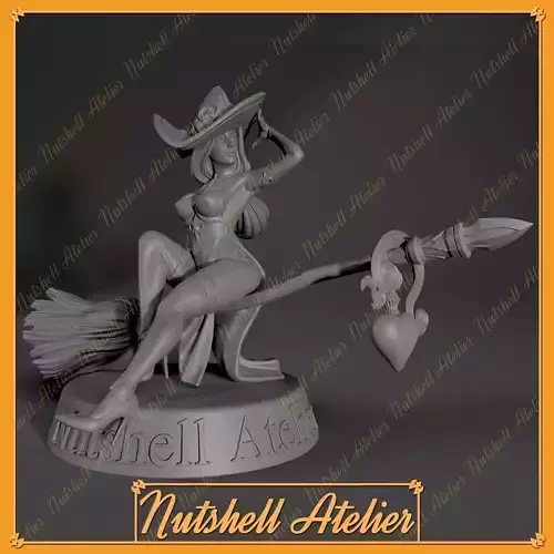 Nutshell Atelier - Witch 02 -NSFW- 3D print model