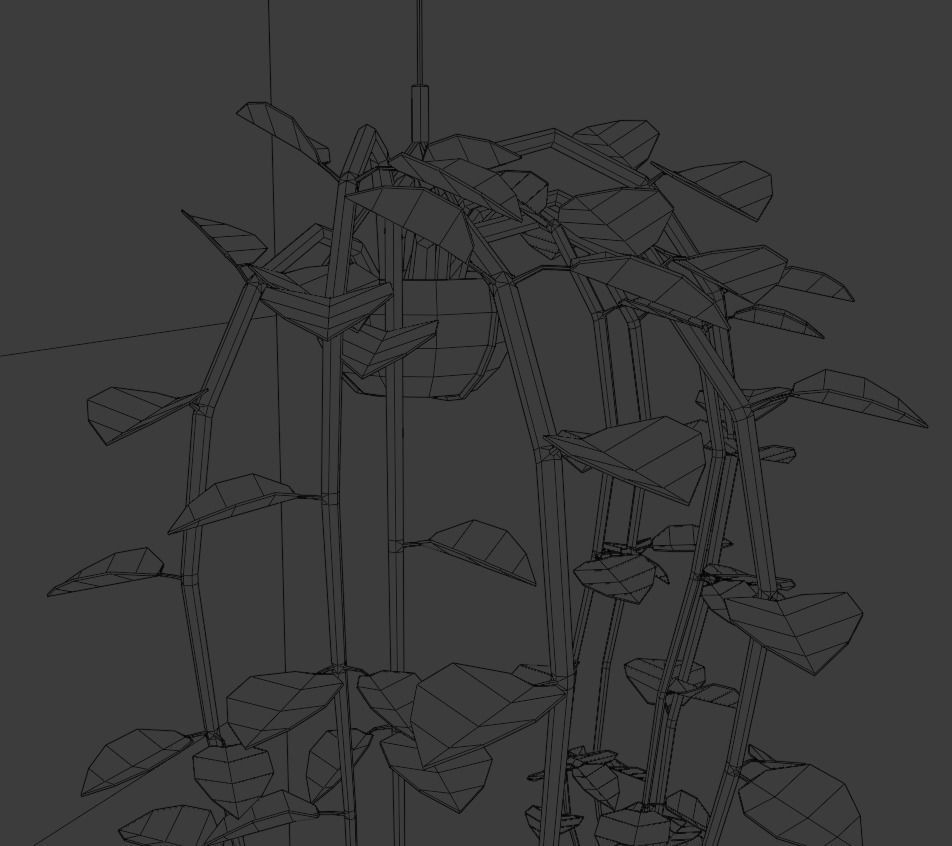 Bathroom bronze faucet Low-poly 3D model_27