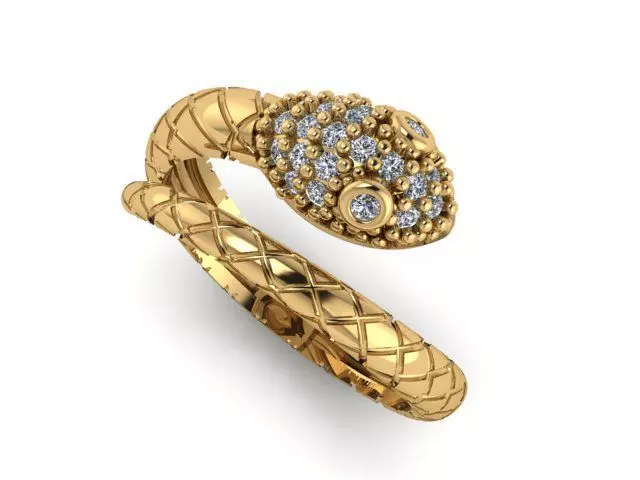 Snake Ring 3d Print Model 3D print model_0