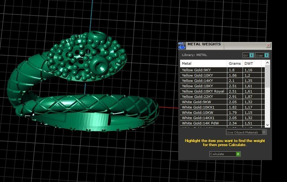 Snake Ring 3d Print Model 3D print model_3